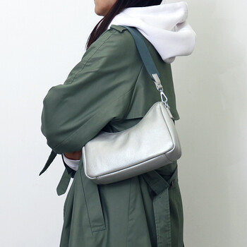 シュリンクレザー ダブルストラップ 2WAY ショルダーバッグ　 COOCO 送料無料 即日発送-27