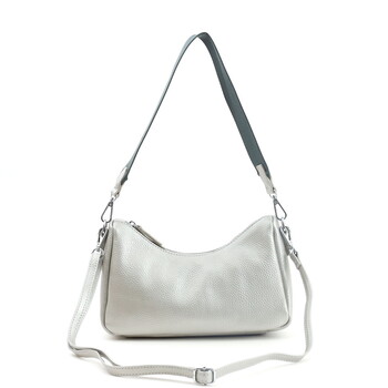 シュリンクレザー ダブルストラップ 2WAY ショルダーバッグ　 COOCO 送料無料 即日発送-4