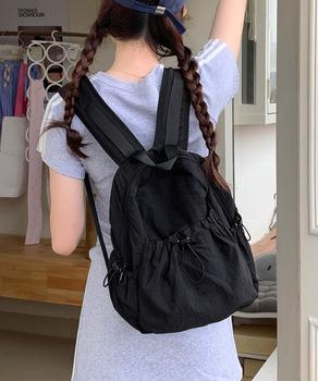 リュックサック レディース ナイロン無地 送料無料 即日発送-3