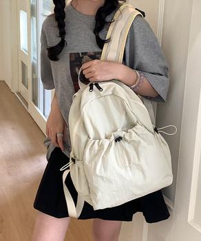 リュックサック レディース ナイロン無地 送料無料 即日発送-4