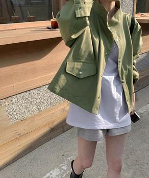 スタンドカラージャケット ジャンパー 送料無料 即日発送-5