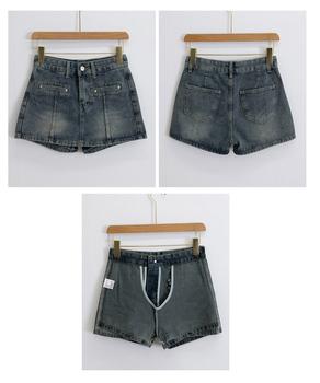 デニムスカパン キュロットスカート 送料無料 即日発送-8