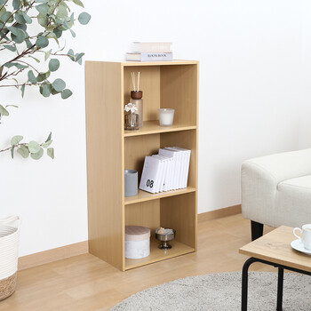 カラーボックス3段 2個セット 送料無料-4