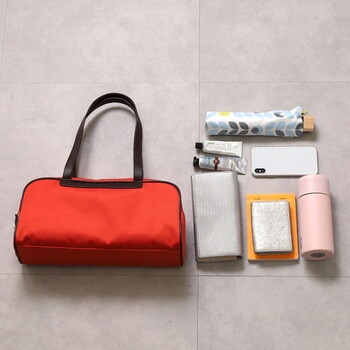 ボストンバッグ 革 付属　 COOCO 撥水ポリ生地xレザー 送料無料 即日発送-25