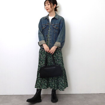 ボストンバッグ 革 付属　 COOCO 撥水ポリ生地xレザー 送料無料 即日発送-26