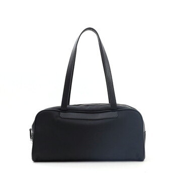 ボストンバッグ 革 付属　 COOCO 撥水ポリ生地xレザー 送料無料 即日発送-4