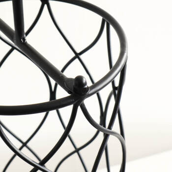 アイアン傘立て アンブレラスタンド コンパクト 鳥 ブラック 送料無料-3