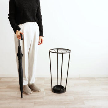 アイアン傘立て アンティーク調 丸型 送料無料-5