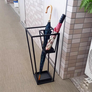 アイアン傘立て アンティーク調 四角型 送料無料-7