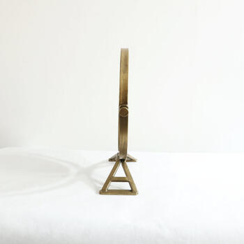 アンティーク調 卓上ミラー ゴールド 送料無料-2