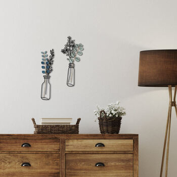 ウォールアート 壁飾り 壁掛け ユーカリ フラワーA 送料無料-9