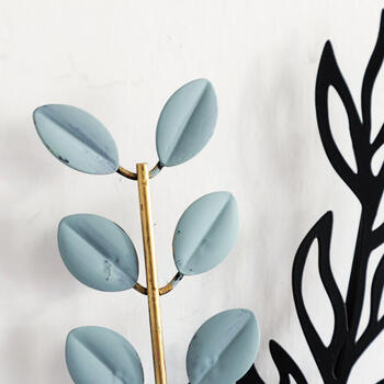 ウォールアート 壁飾り 壁掛け ユーカリ フラワーA 送料無料-3