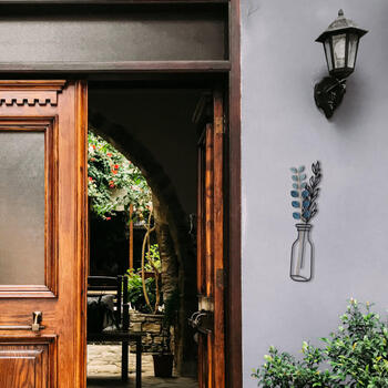 ウォールアート 壁飾り 壁掛け ユーカリ フラワーA 送料無料-7