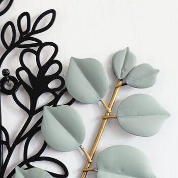 ウォールアート 壁飾り 壁掛け ユーカリ フラワーB 送料無料-3