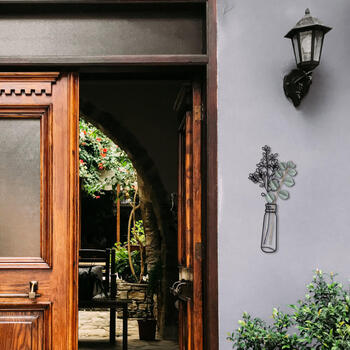 ウォールアート 壁飾り 壁掛け ユーカリ フラワーB 送料無料-7