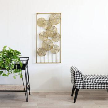 ウォールアートパネル ロータス ゴールド 壁掛け 壁飾り 送料無料-7