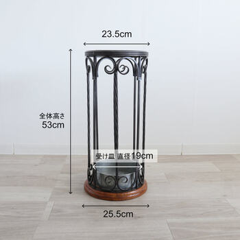 アンティーク調 アイアン傘立て ウッド＆アイアン 送料無料-6