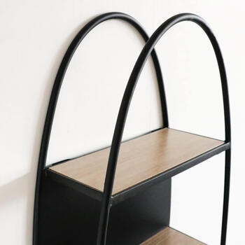 壁掛けディスプレイシェルフ オーバル 飾り棚 送料無料-1