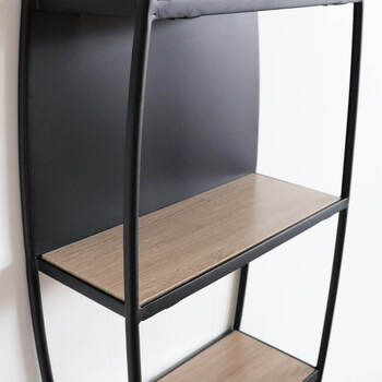 壁掛けディスプレイシェルフ オーバル 飾り棚 送料無料-2