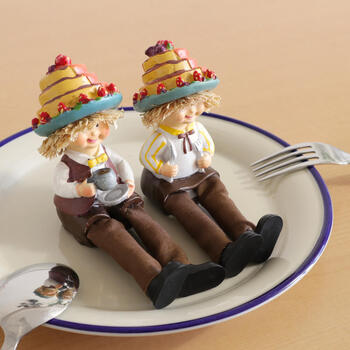 ディスプレイとしてかわいい 置物 お座り妖精 パンケーキ 2SET　とてもかわいいお座り妖精の置物 送料無料-4