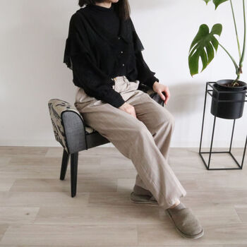 モダンテイスト スツール ベンチ S 椅子 グレー＆エスニック 送料無料-9