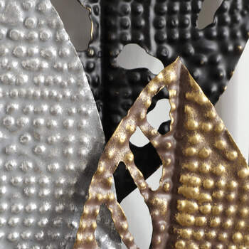 ウォールアートパネル 壁掛け 壁飾り 3カラーリーフ　3種類の葉 送料無料-3