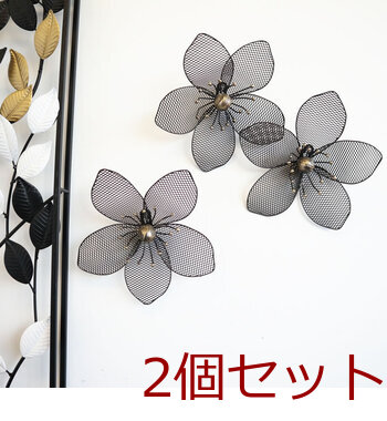 ウォールアート ウォールアクセント ゴールド 壁掛け 壁飾り 2セット 送料無料-9