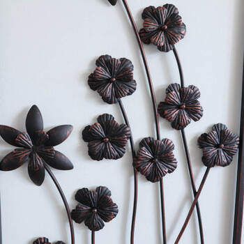 ウォールアートパネル 壁掛け 壁飾り ブラウン 送料無料-3