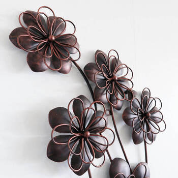 ウォールアート 壁掛け 壁飾り ブラウン 送料無料-1