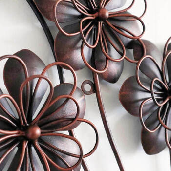ウォールアート 壁掛け 壁飾り ブラウン 送料無料-3