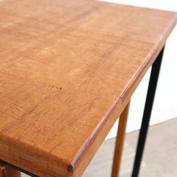 北欧 ナチュラル カントリー調 サイドテーブル ランプテーブル　レトロ感、アンティーク感 送料無料-4