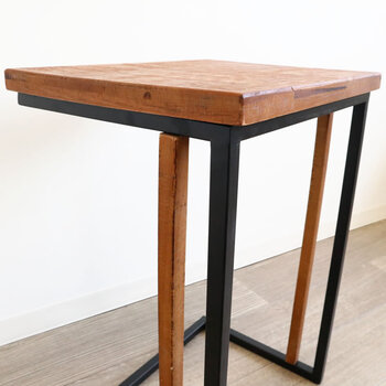 北欧 ナチュラル カントリー調 サイドテーブル ランプテーブル　レトロ感、アンティーク感 送料無料-5