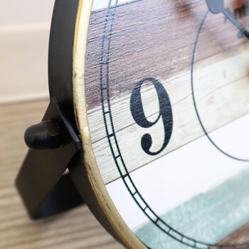 ノベルティーにも最適 北欧 ナチュラル カントリー 置時計　北欧、ナチュラル、カントリー調のおしゃれな置時計 送料無料-5