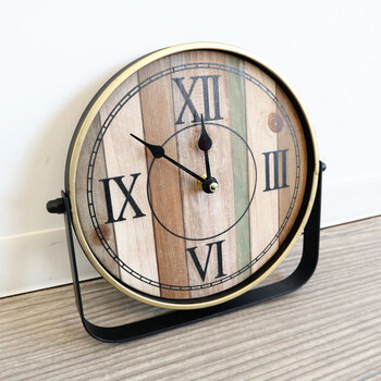 ノベルティーにも最適 北欧 ナチュラル カントリー 置時計 送料無料-3