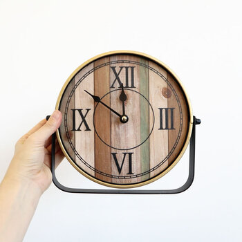 ノベルティーにも最適 北欧 ナチュラル カントリー 置時計 送料無料-7