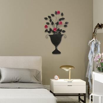 ウォールデコレーション 壁掛け 壁飾り　フラワーアートなアイアンウォールデコレーショ 送料無料-8