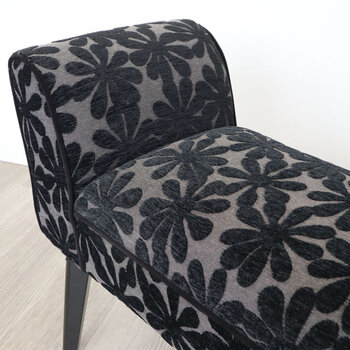 モダンテイスト スツール ベンチ 椅子 花柄 送料無料-2