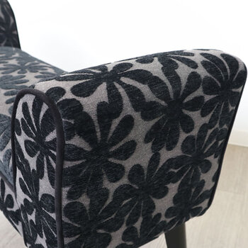 モダンテイスト スツール ベンチ 椅子 花柄 送料無料-3