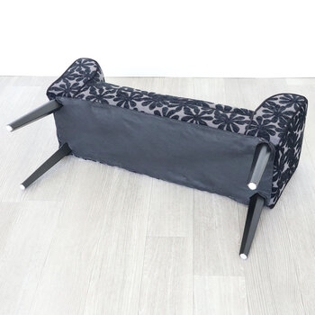 モダンテイスト スツール ベンチ 椅子 花柄 送料無料-5