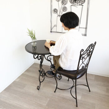 アンティーク調 アイアンチェアー ロングセラー商品 送料無料-9