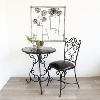 アンティーク調 アイアンチェアー ロングセラー商品 送料無料-7