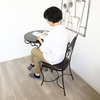 アンティーク調 アイアンチェアー ロングセラー商品 送料無料-8