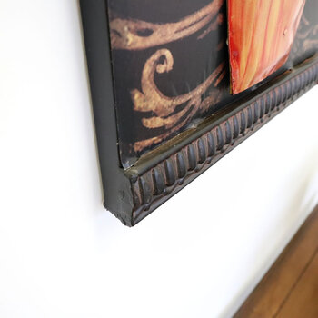 アンティーク調 ウォールパネル 壁掛け オレンジ 送料無料-3