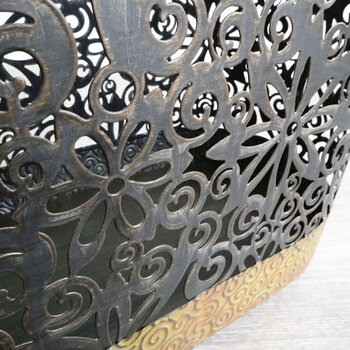 アンティーク調 アイアンマガジンラック ダストボックス 送料無料-4