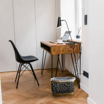 アンティーク調 アイアンマガジンラック ダストボックス 送料無料-8