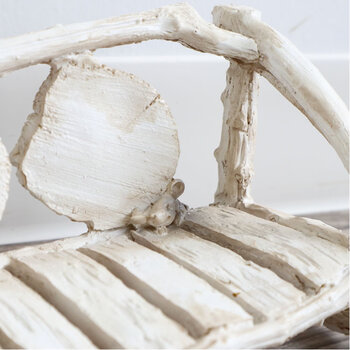 ディスプレイとしてかわいい 置物 オブジェ 猫&チェアー 子猫がお昼寝をしているとてもかわいい置物 送料無料-5