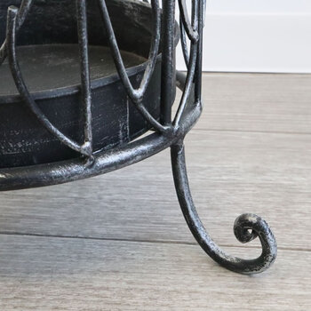 アンティーク調 アイアン傘立て 送料無料-4