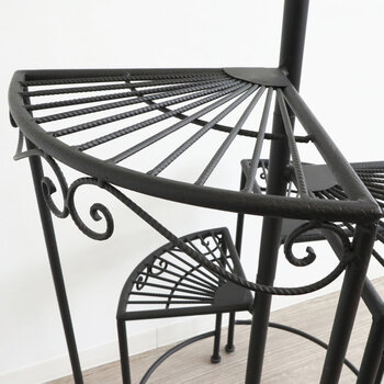 インテリア エクステリア兼用 らせん型4段シェルフ 送料無料-1