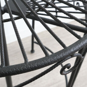 インテリア エクステリア兼用 らせん型4段シェルフ 送料無料-2