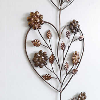 ナチュラル カントリー調 壁飾り 壁掛け ハート 送料無料-2